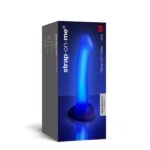 Дилдо, що світиться Strap-On-Me Glow-LED Dildo Purple - M - Зображення 5