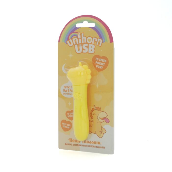 Вібратор-єдиноріжка Unihorn USB Bullet - Bean Blossom, віброкуля, USB-зарядка - Зображення 5