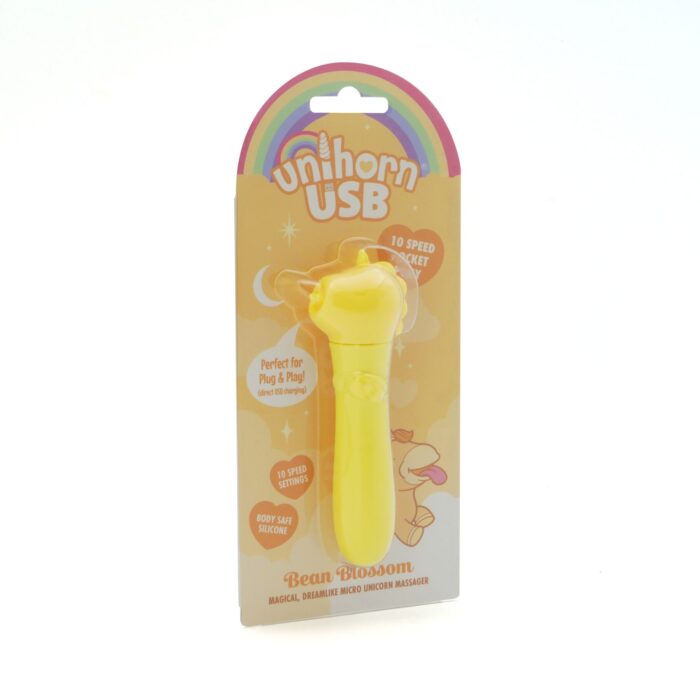 Вібратор-єдиноріжка Unihorn USB Bullet - Bean Blossom, віброкуля, USB-зарядка - Зображення 7