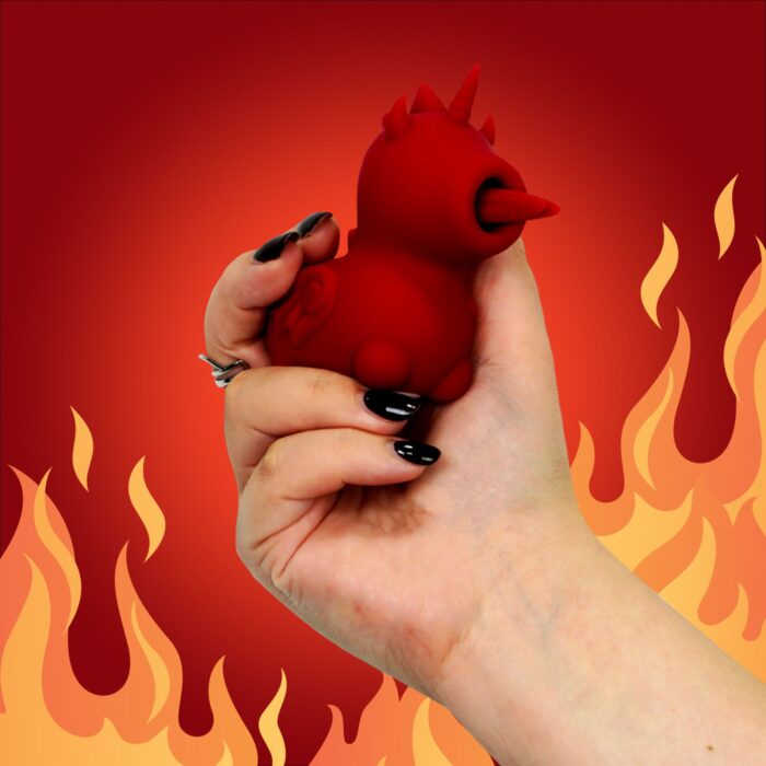 Вібратор-єдиноріжка Unihorn - Blaze Diablo, пестливий язичок - Зображення 9