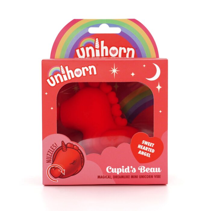 Вібратор-єдиноріжка Unihorn - Cupid's Beau, масажувальний язичок-сердечко - Зображення 7