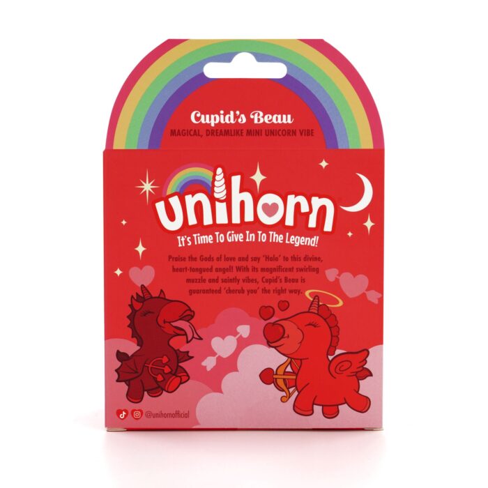 Вібратор-єдиноріжка Unihorn - Cupid's Beau, масажувальний язичок-сердечко - Зображення 9