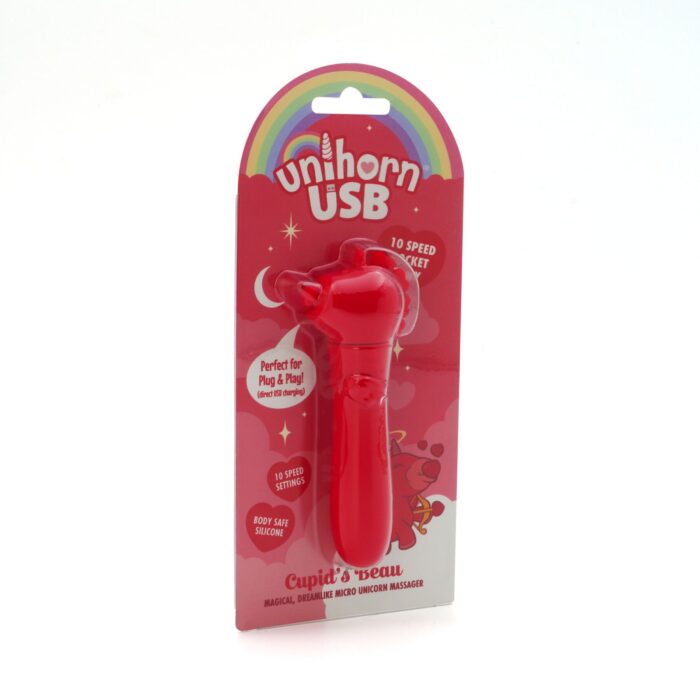Вібратор-єдиноріжка Unihorn USB Bullet - Cupid's Beau, віброкуля, USB-зарядка - Зображення 6