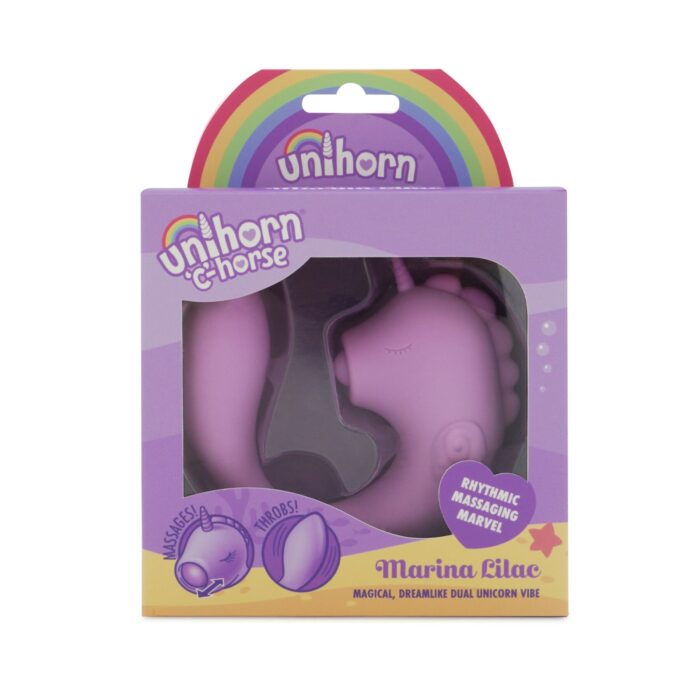 Вібратор-єдиноріжка Unihorn - C Horse - Marina Lilac, вагінально-кліторальна стимуляція - Зображення 5
