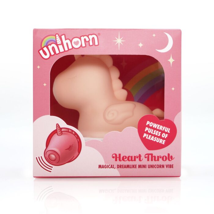 Вібратор-єдиноріжка Unihorn - Heart Throb, з пульсацією - Зображення 8