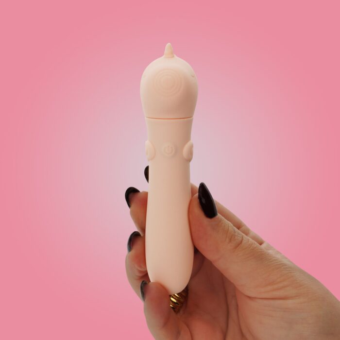 Вібратор-єдиноріжка Unihorn USB Bullet - Heart Throb, віброкуля, USB-зарядка - Зображення 3