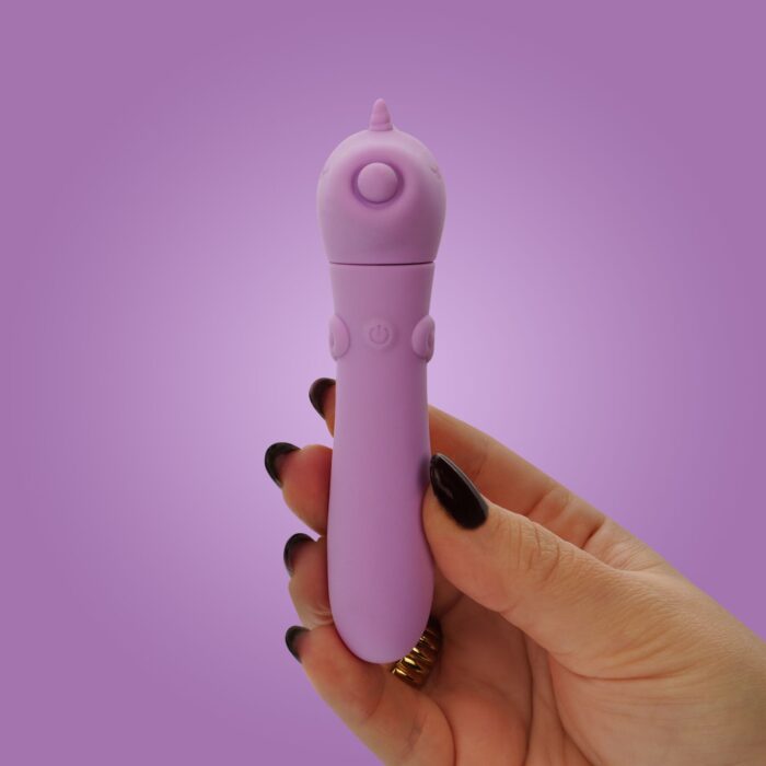 Вібратор-єдиноріжка Unihorn USB Bullet - Karma Lilac, віброкуля, USB-зарядка - Зображення 8