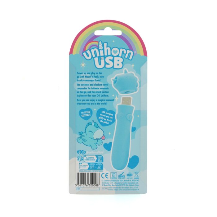 Вібратор-єдиноріжка Unihorn USB Bullet - Mount'n Peak, віброкуля, USB-зарядка - Зображення 3