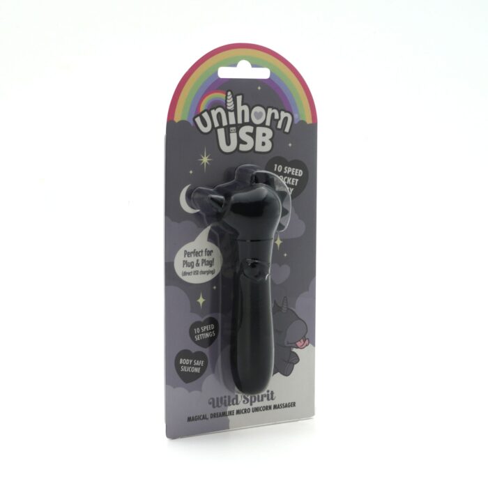 Вібратор-єдиноріжка Unihorn USB Bullet - Wild Spirit, віброкуля, USB-зарядка - Зображення 5