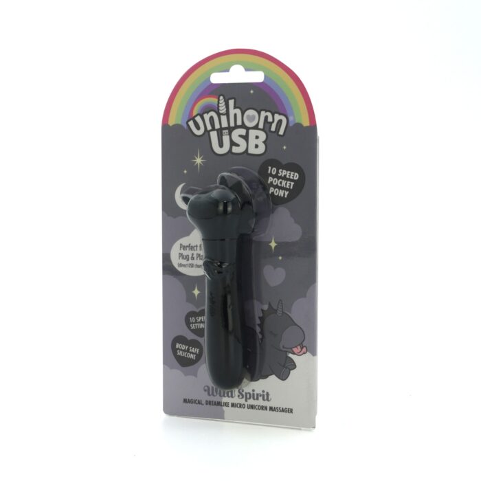 Вібратор-єдиноріжка Unihorn USB Bullet - Wild Spirit, віброкуля, USB-зарядка - Зображення 6