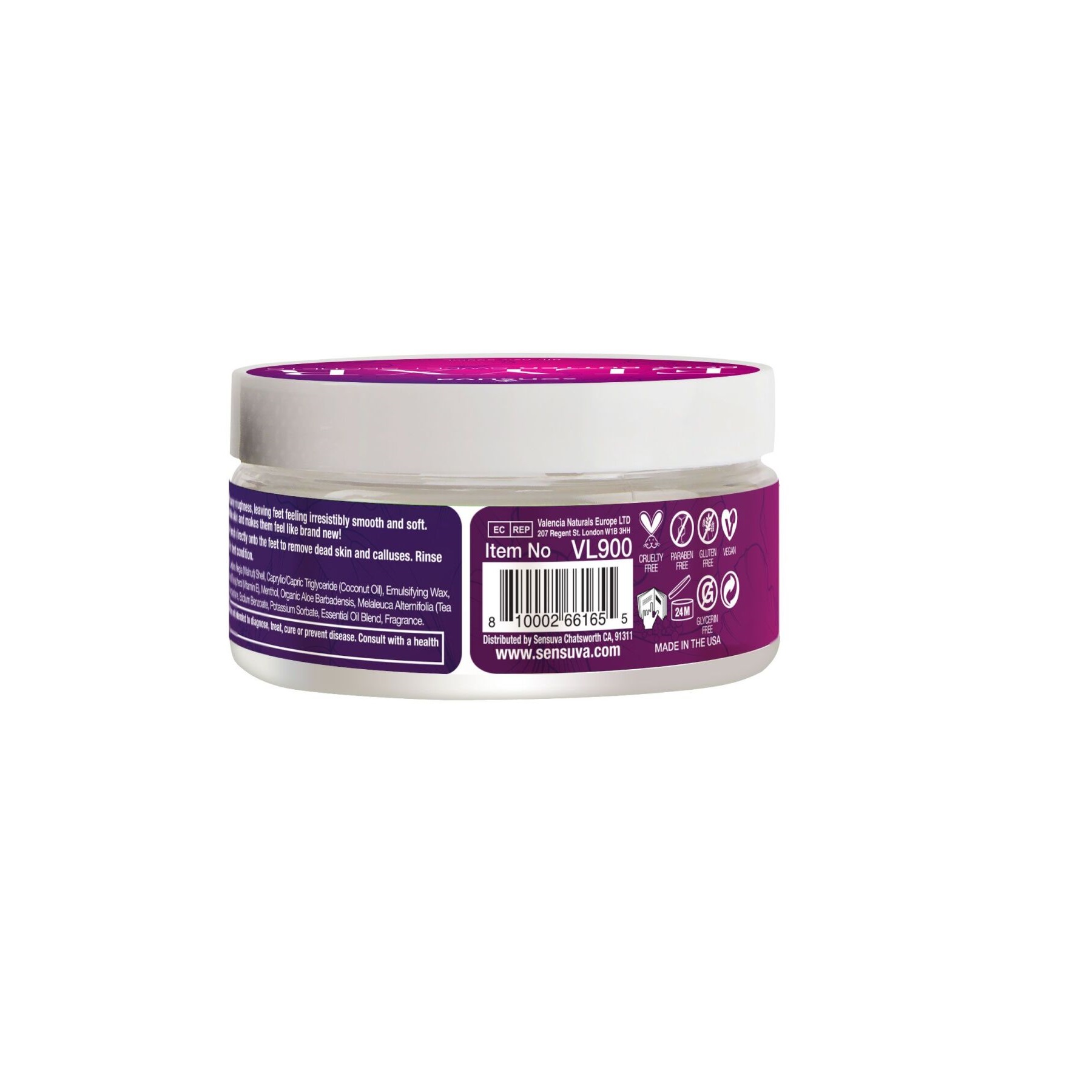 sx2878-84018078720328 Скраб для ніг Sensuva ELXYR Sugar Scrub - Sweet Secrets (236 мл) - Зображення 2