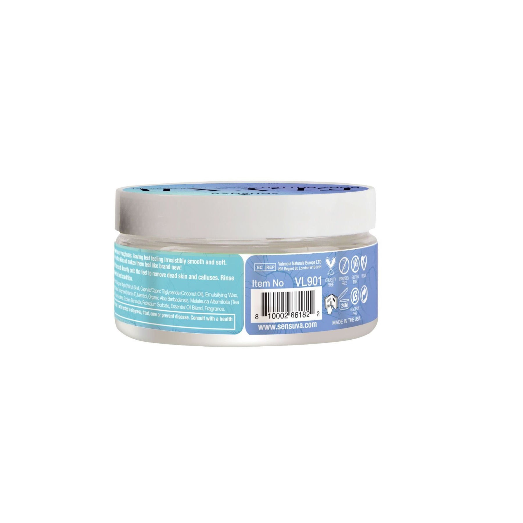 sx2879-16393998180621 Скраб для ніг Sensuva ELXYR Sugar Scrub - Sweet Temptations (236 мл) - Зображення 2