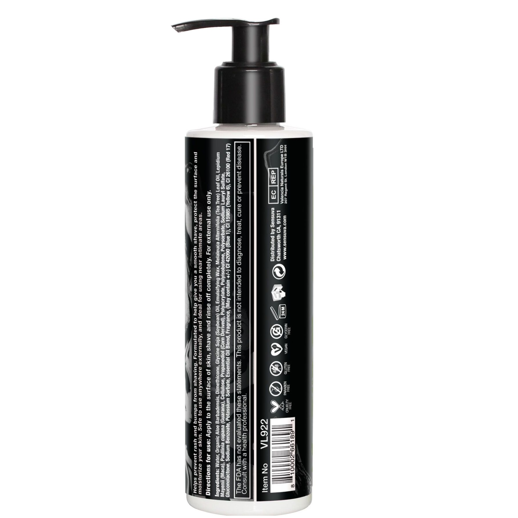 sx2882-64397937531924 Крем для гоління Sensuva ELXYR Shaving Cream - Dark Temptations (236 мл) - Зображення 2