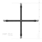 Хрестовина Bedroom Fantasies Hog Tie Cross Bar With Cuffs - Зображення 5