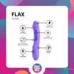 Вібратор Good Vibes Only - Flax Vibrating Dildo with G-Spot Stimulator - Зображення 7
