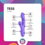 Вібратор-кролик Good Vibes Only - Tess Rabbit Vibrator with G-Spot Stimulator - Зображення 2