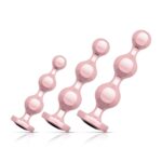 Набір анальних іграшок Rosy Gold - Metal Butt Plug Set 3 Pieces - Зображення 7