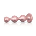 Набір анальних іграшок Rosy Gold - Metal Butt Plug Set 3 Pieces - Зображення 9