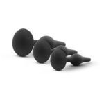 Набір анальних пробок Blush Luxe Beginner Plug Kit Black - Зображення 3