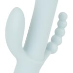 Вібратор-кролик Good Vibes Only - SAGE Triple Stimulation Vibe Soft Silicone - Blue - Зображення 5
