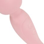 Вібромасажер Good Vibes Only - SIMI Double-Sided Wand Vibrator Soft Silicone - Pink - Зображення 3