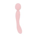 Вібромасажер Good Vibes Only - SIMI Double-Sided Wand Vibrator Soft Silicone - Pink - Зображення 5