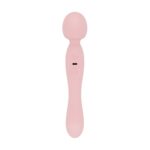 Вібромасажер Good Vibes Only - SIMI Double-Sided Wand Vibrator Soft Silicone - Pink - Зображення 6