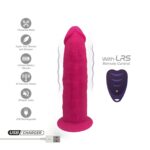 Фалоімітатор з вібрацією SilexD Henry Vibro Pink (MODEL 2 size 7in) + LRS, діаметр 4,4 см - Зображення 3