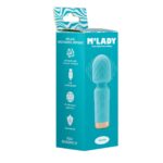 Вібромасажер M’Lady Mini Vibrating Wand Teal - Зображення 3