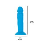 Набір фалоімітаторів ADDICTION Silly Willy 3.3” Silicone Dildo, 3 кольори, 12 шт - Зображення 3