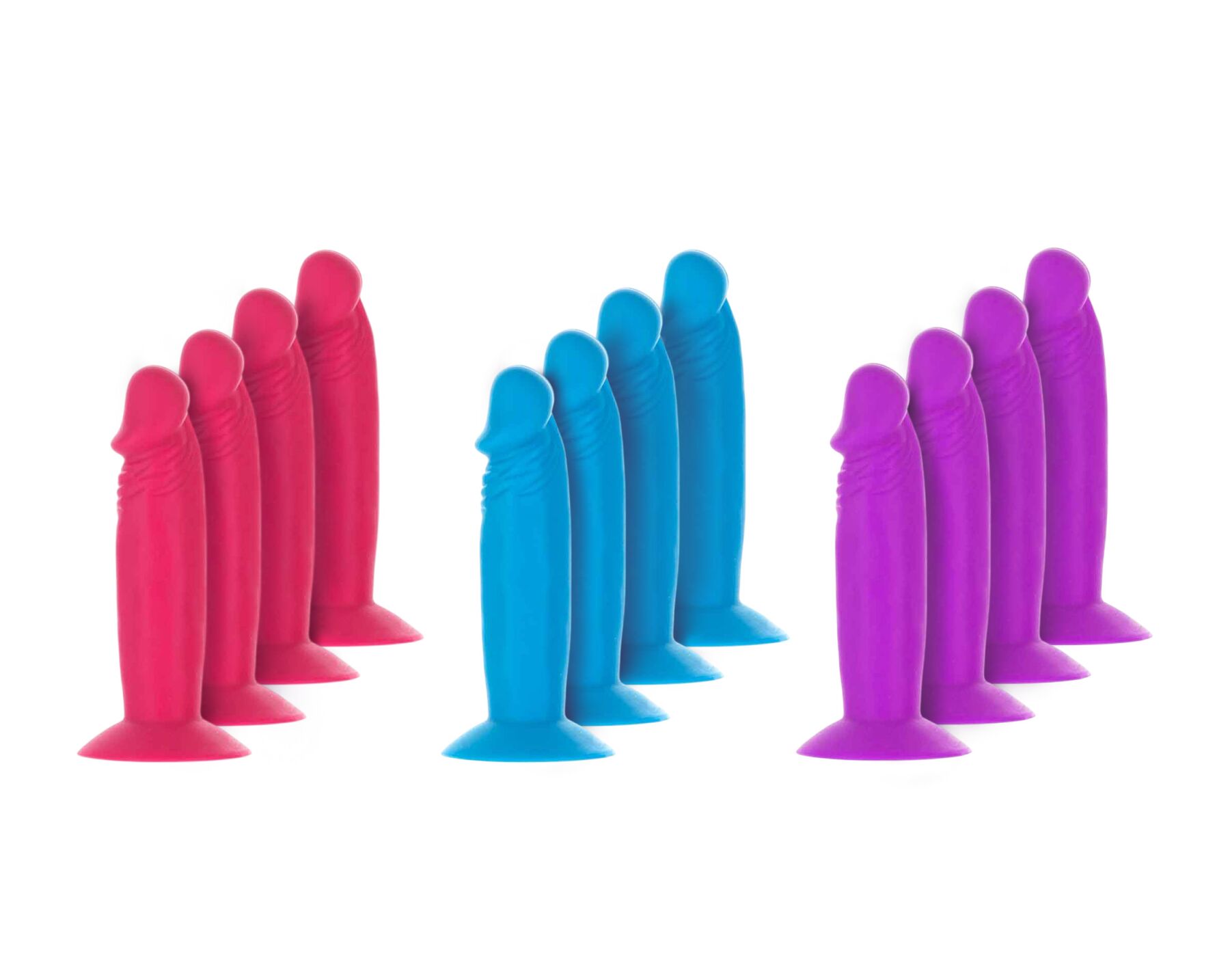 sx3154-33364838309602 ADDICTION Silly Willy 3.3” Silicone Dildo