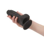 Фалоімітатор ADDICTION Ben 7" Dildo With Balls Black, віброкуля в подарунок - Зображення 5