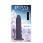 Фалоімітатор Fantasy by Addiction Unicorn Dildo 7” Purple, віброкуля в подарунок - Зображення 4