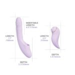 Смарт-вібратор 5в1 Svakom DuoGlow, пульсівний вібратор з намистинами та пульсівний стимулятор - Зображення 3