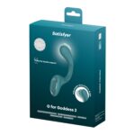 Вагінально-кліторальний вібратор Satisfyer G for Goddess 2 Bottle Green, 2 мотори - Зображення 6