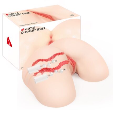 Kokos 004 Vailla ONAHOLE Real Hips 2WayPlus з вібрацією та масажем