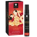 Спрей для посилення слиновиділення Shunga Waves of Pleasure Strawberry Sparkling Wine - Зображення 3