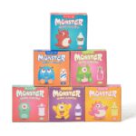 Насадка на член Recare Pink Monster Spike Condom (презерватив з кульками та вусиками) - Зображення 9