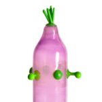 Насадка на член Recare Green Monster Spike Condom (презерватив з рядом кульок і вусиками на кінчику) - Зображення 9