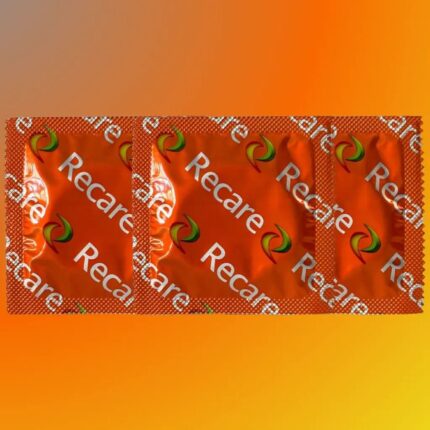 Презервативи Recare Color Fruit Flavour Condoms 3 шт, аромати: м'ята, банан, полуниця