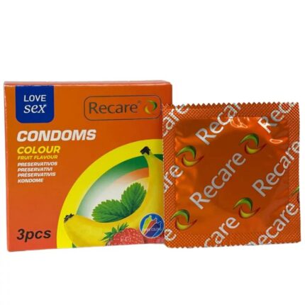 Recare Color Fruit Flavour Condoms