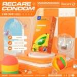 Презервативи Recare Color Fruit Flavour Condoms 12 шт, аромати: м'ята, банан, полуниця