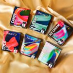 Презервативи Holographic Recare Ice Cream Big Dotted Condoms 3 шт, з пухирцями, аромат: морозиво