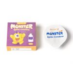 Насадка на член Recare Yellow Monster Spike Condom (презерватив з рядами пухирців та шипів)
