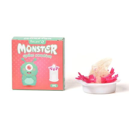 Recare Turquoise Monster Spike Condom