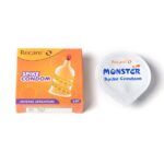 Насадка на член Recare Spike Condom Yellow (презерватив з вусиками та спіраллю шипів)