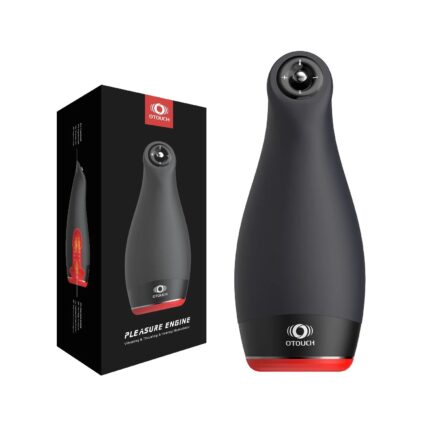 Мастурбатор Otouch Pleasure Engine, 7 режимів вібрації, 5 режимів фрикцій, підігрів, джойстик