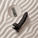 Фалоімітатор з вібрацією і ротацією Strap-On-Me Rotating & Vibrating Realistic Dildo - L - Black