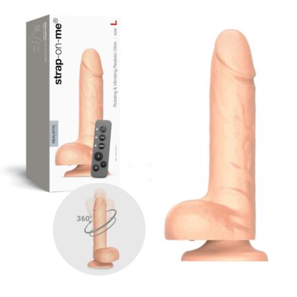 Strap-On-Me Rotating & Vibrating Realistic Dildo