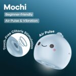 Вакуумний кліторальний стимулятор Satisfyer Mochi Frost Blue
